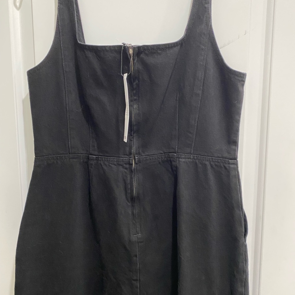 Black ASOS design denim jumpsuit - Picture 5 of 9
